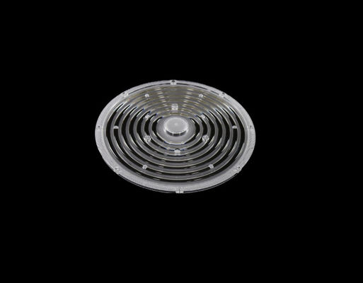 Φ265mm Yüksek Körfez UFO LED Optik Lens 120 Derece Yüksek Güçlü Endüstriyel Alan Işıklandırması