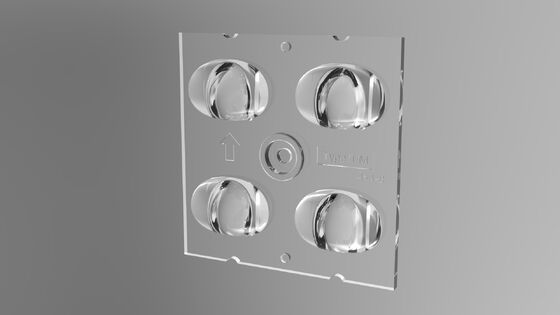 Özelleştirilebilir 3030x4 LED Çipler Dış Işıklandırma için T2M-B Işın Köşesi ile LED Işık Lensi